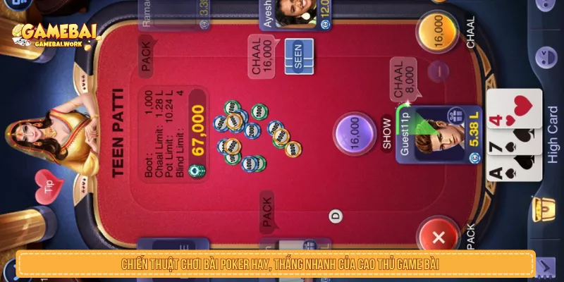 Chiến thuật chơi bài Poker hay, thắng nhanh của cao thủ Game Bài